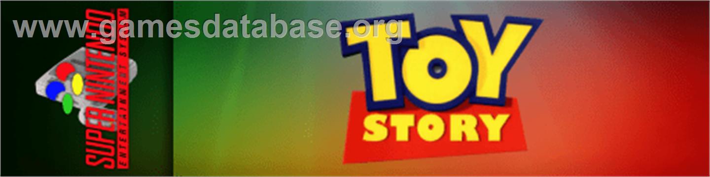 Toy Story - Nintendo SNES - Artwork - Marquee
